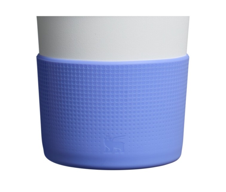 Protective cover and straw cap set of 2 for thermo mugs 0.89L/0.6L The Quencher Boot + Straw Topper hydrangea blue