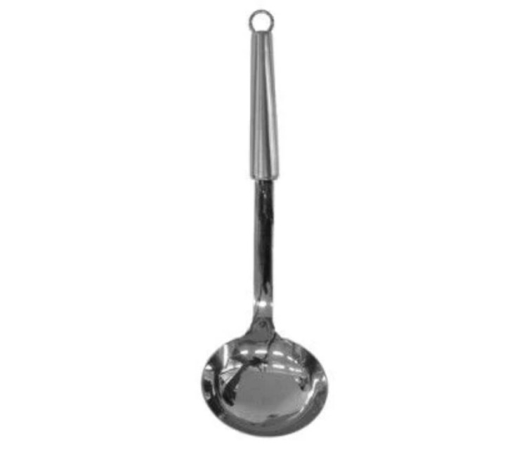 Stainless steel soup ladle