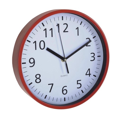 Wall clock Ø25,5cm red Wall clock Ø25,5cm red