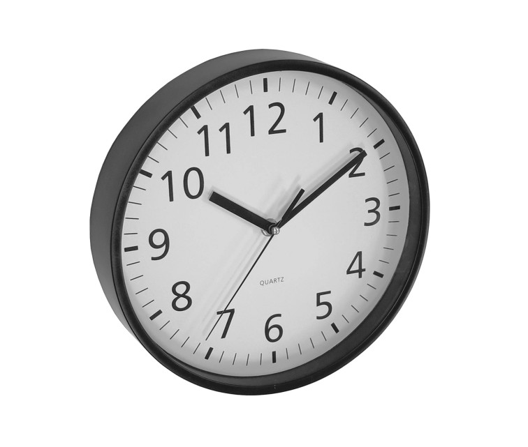 Wall clock Ø25,5cm black