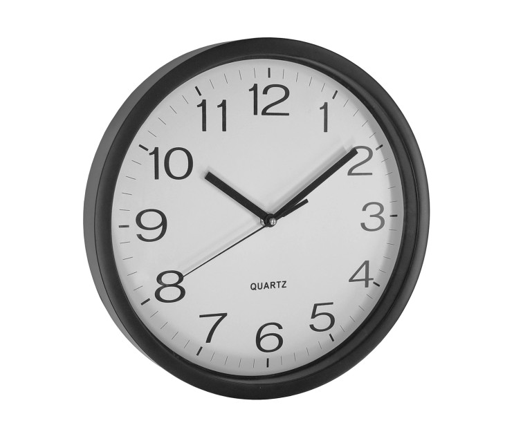 Wall clock Ø31cm black