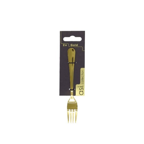 Torto šakutės 2 vnt. Auksinis 1,5 mm Torto šakutės 2 vnt. Auksinis 1,5 mm