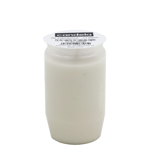 Grave candle oil, burning time ~60h, white