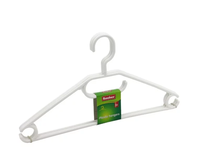 Riidepuu kompl. 3tk, plastik, valge, must, hall Riidepuu kompl. 3tk, plastik, valge, must, hall