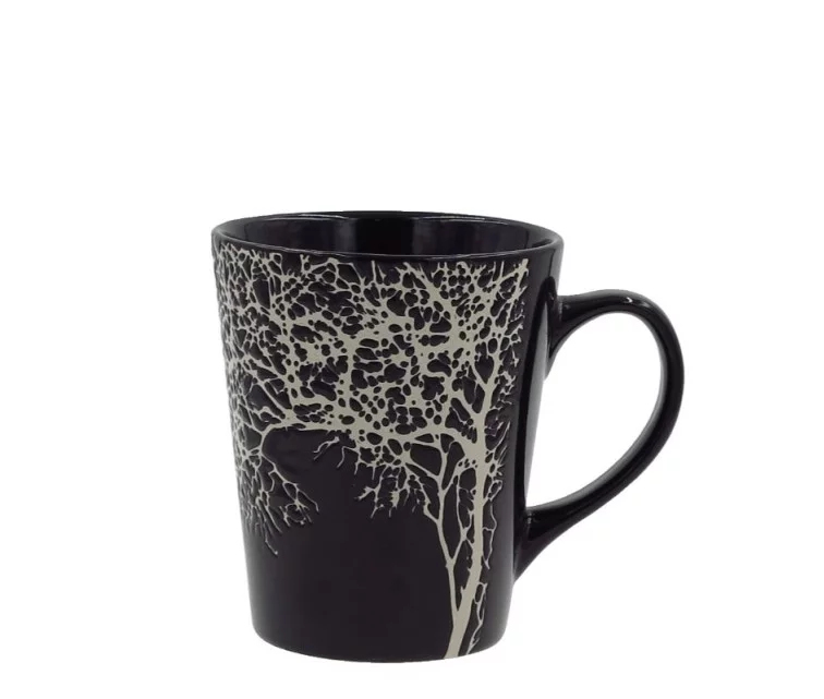 Krūze Tree 350ml melna Krūze Tree 350ml melna