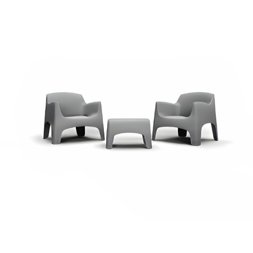 Garden furniture set Set Ibiza Terrace light gray Garden furniture set Set Ibiza Terrace light gray