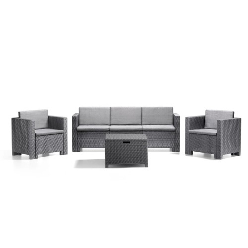 Garden furniture set Set Colorado 3 grey Garden furniture set Set Colorado 3 grey
