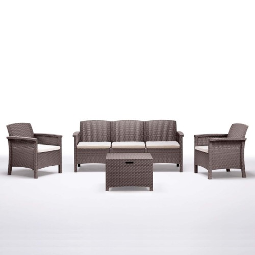 Dārza mēbeļu komplekts Set Venezia 3 bēšs