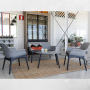 Комплект садовой мебели Luxor Lounge Set светло-серый/серый