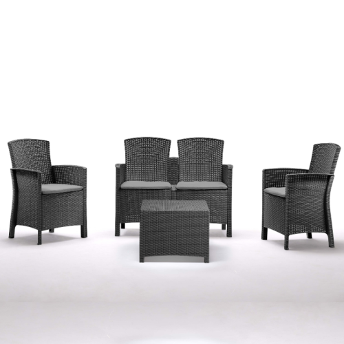 Garden furniture set Set Lido 2 Storage grey Garden furniture set Set Lido 2 Storage grey
