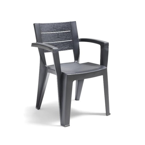 Sodo kėdė Emma juoda