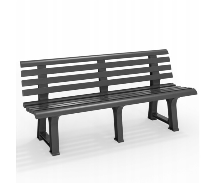 Garden bench Olimpia 150x53x77cm grey