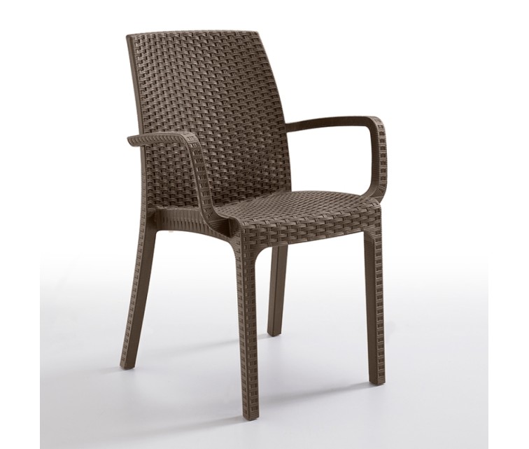 Garden chair Indiana brown