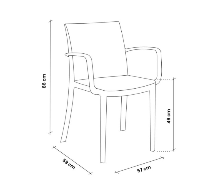 Aiatool Verona Tugitool valge