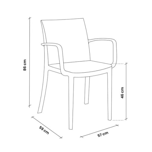 Aiatool Verona Tugitool pruun