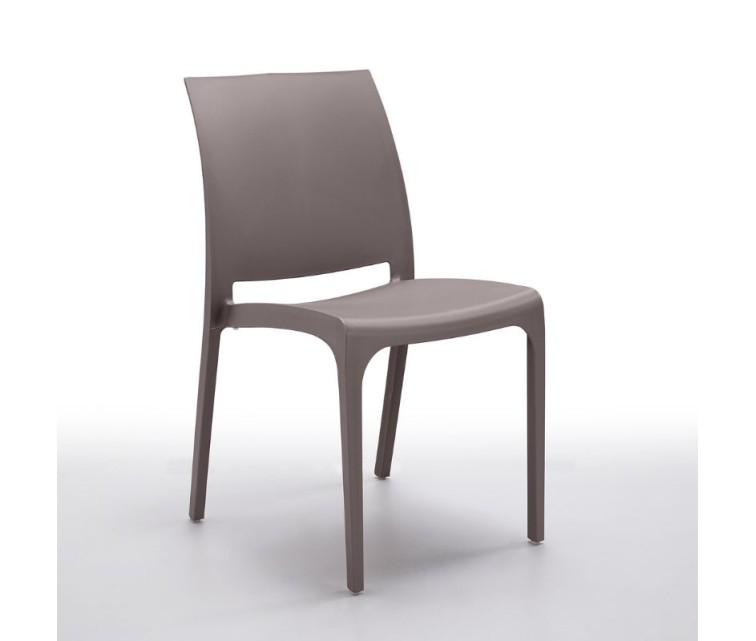 Volga garden chair grey-brown