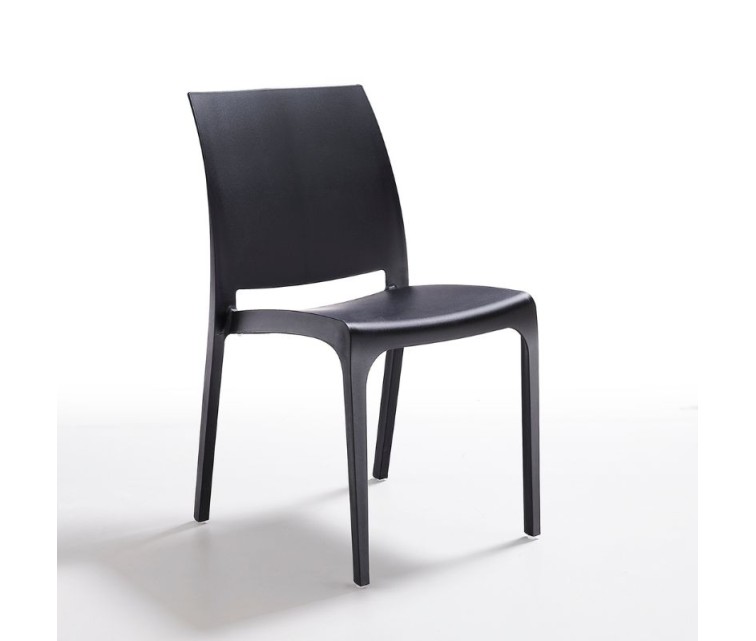 Volga garden chair black