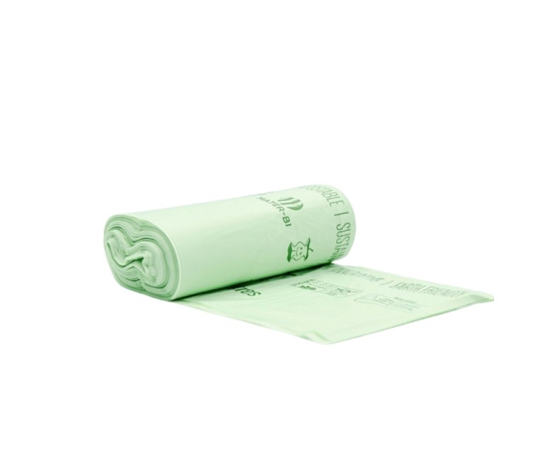 Atkritumu maisi kompostējami BioBag 10L (25 gab. rullī) 15mkr. 42x45cm zaļi Atkritumu maisi kompostējami BioBag 10L (25 gab. rullī) 15mkr. 42x45cm zaļi