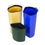 Pedal bin for waste sorting Trio 40L (2x17+6L) black/silver
