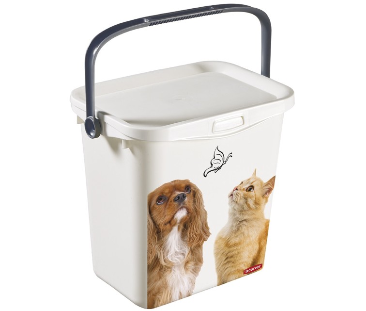 Box with lid and handle Multiboxx 6L 26x20x24cm Cat&Dog