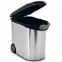 Food storage container Pet Life 12kg 35L 49,3x27,8x40,3cm silver