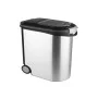 Trauks barības uzglabāšanai Pet Life 12kg 35L 49,3x27,8x40,3cm sudraba Trauks barības uzglabāšanai Pet Life 12kg 35L 49,3x27,8x40,3cm sudraba
