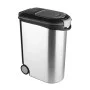 Trauks barības uzglabāšanai Pet Life 20kg 54L 49,3x27,8x60,5cm sudraba Trauks barības uzglabāšanai Pet Life 20kg 54L 49,3x27,8x60,5cm sudraba