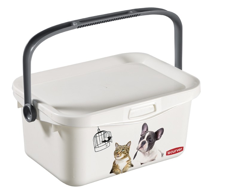 Box with lid and handle Multiboxx 3L 26x18x11cm Cat&Dog