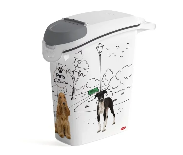 Контейнер для хранения корма Pets Life Dogs 10кг 23л 23,2х49,7х50,3см собака Контейнер для хранения корма Pets Life Dogs 10кг 23л 23,2х49,7х50,3см собака
