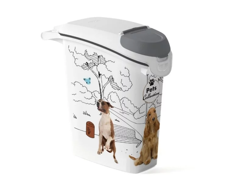 Контейнер для хранения корма Pets Life Dogs 10кг 23л 23,2х49,7х50,3см собака Контейнер для хранения корма Pets Life Dogs 10кг 23л 23,2х49,7х50,3см собака