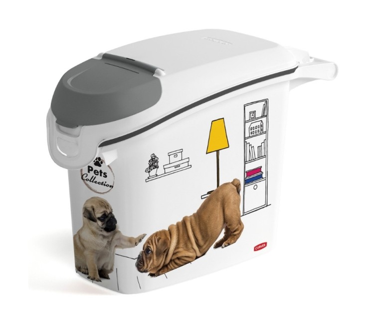 Trauks barības uzglabāšanai Pets Life Dogs 6kg 15L 23x50x36cm suns