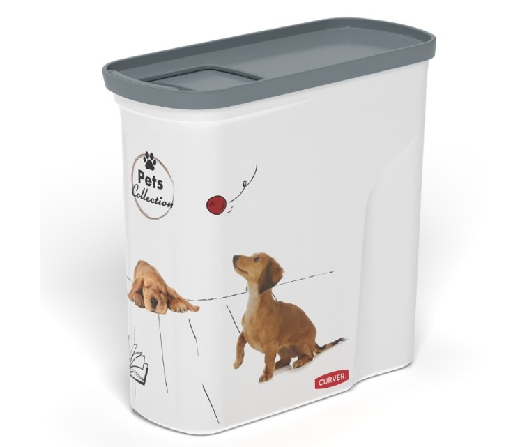 Контейнер для хранения корма Pet Life Dogs 1,5кг 2л 20,5x86x19,4см собака