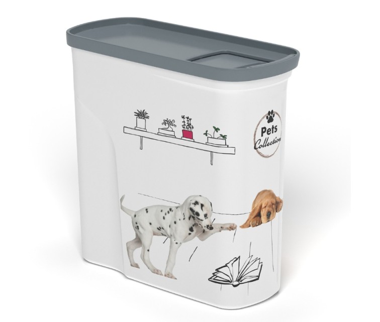 Food storage container Pet Life Dogs 1,5kg 2L 20,5x86x19,4cm dog