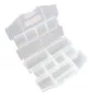 Karp väikeste asjade jaoks 9 kambriga 25x18,6x5,2cm Karp väikeste asjade jaoks 9 kambriga 25x18,6x5,2cm