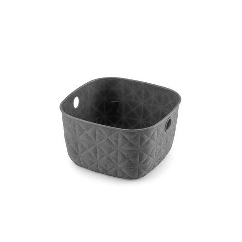 Grozs Softex XS 3L 19,4x19,4x11,1cm tumši pelēks Grozs Softex XS 3L 19,4x19,4x11,1cm tumši pelēks