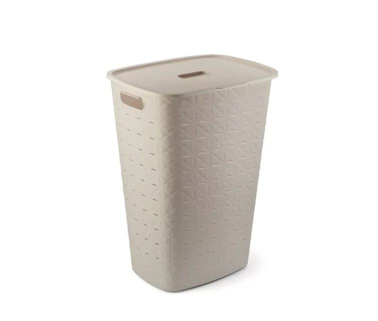 Veļas kaste Softex 56L 42x31,6x60cm krīta balta Veļas kaste Softex 56L 42x31,6x60cm krīta balta