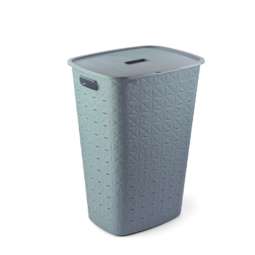 Veļas kaste Softex 56L 42x31,6x60cm zilganzaļa Veļas kaste Softex 56L 42x31,6x60cm zilganzaļa