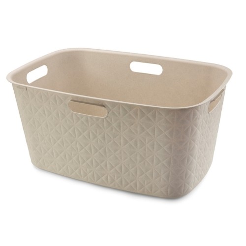 Veļas grozs Softex 45L 57x37x27cm krīta balts Veļas grozs Softex 45L 57x37x27cm krīta balts