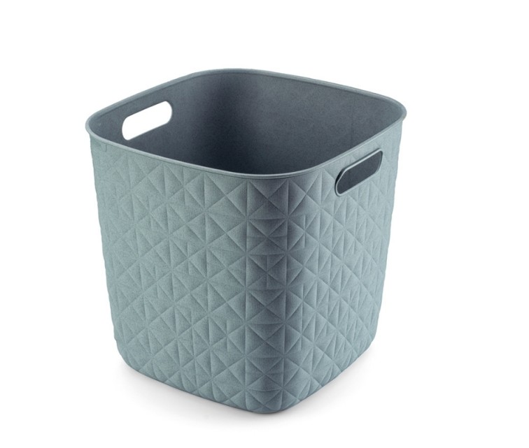 Basket Softex square 15L 27,9x27,9x26,9cm teal