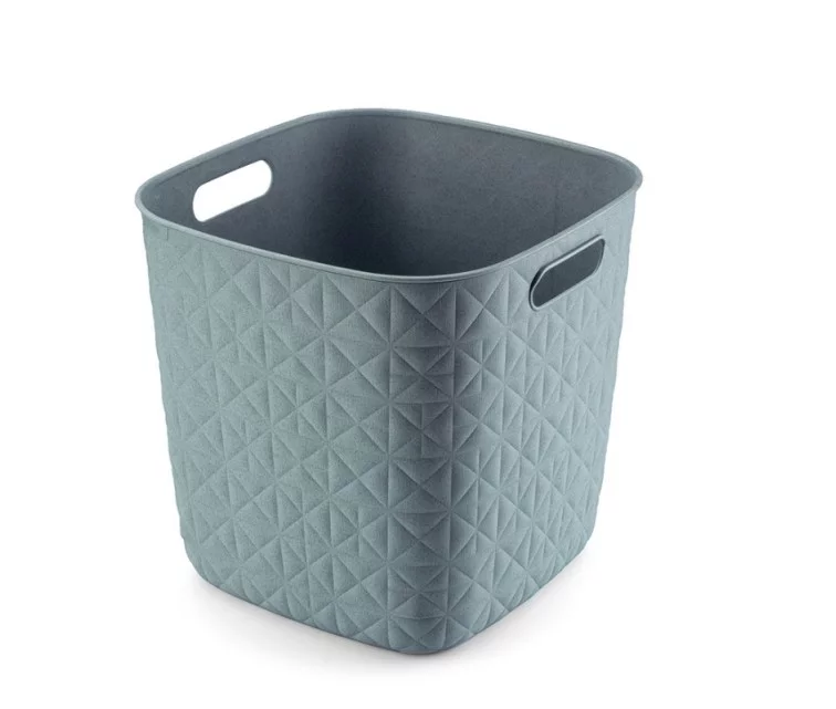 Basket Softex square 15L 27,9x27,9x26,9cm teal