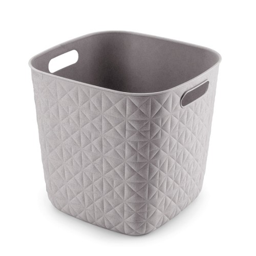 Grozs Softex kvadrāts 15L 27,9x27,9x26,9cm pelēkbrūns Grozs Softex kvadrāts 15L 27,9x27,9x26,9cm pelēkbrūns