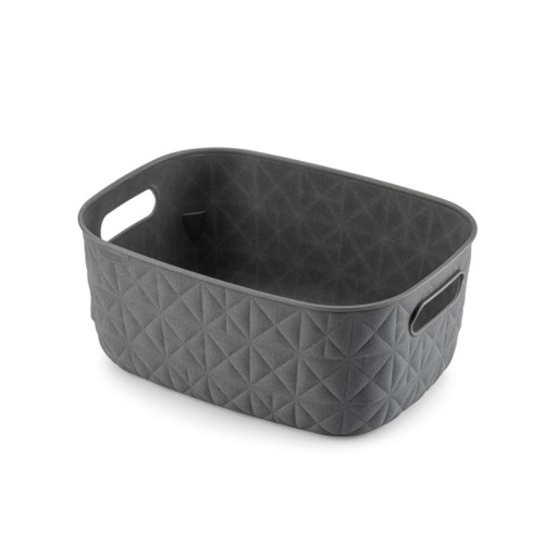 Grozs Softex S 4L 26,4x19,4x11,1cm tumši pelēks Grozs Softex S 4L 26,4x19,4x11,1cm tumši pelēks
