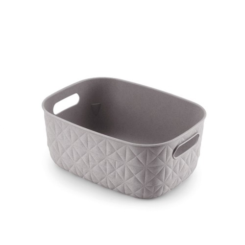 Grozs Softex S 4L 26,4x19,4x11,1cm pelēkbrūns Grozs Softex S 4L 26,4x19,4x11,1cm pelēkbrūns
