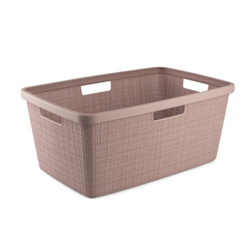 Veļas grozs Jute 46L 59x39x26cm rozā Veļas grozs Jute 46L 59x39x26cm rozā