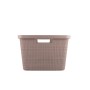 Laundry basket Jute 46L 59x39x26cm pink