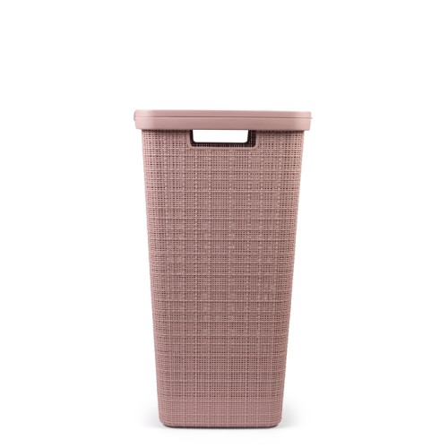 Veļas kaste Jute 58L 43x34x60cm rozā  Veļas kaste Jute 58L 43x34x60cm rozā