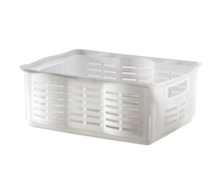 Basket Alfa L 40,6x30,4x15,6cm transparent