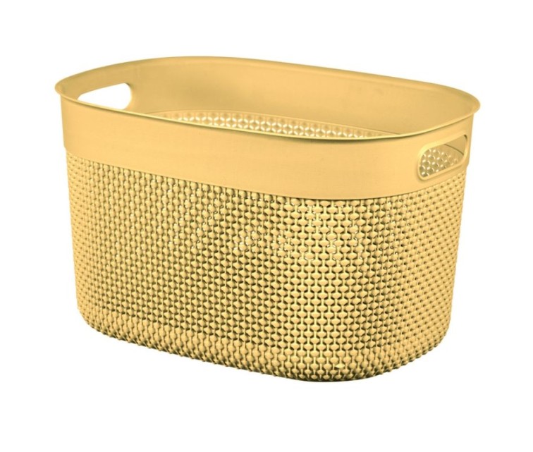 Basket Filo L 18L 38x28x22cm yellow