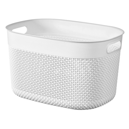 Grozs Filo L 18L 38x28x22cm balts Grozs Filo L 18L 38x28x22cm balts