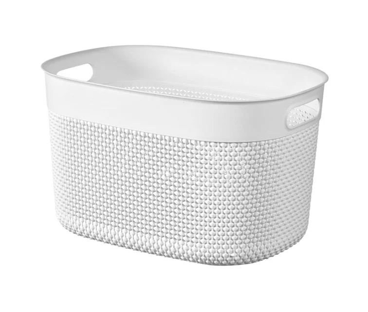 Grozs Filo L 18L 38x28x22cm balts Grozs Filo L 18L 38x28x22cm balts